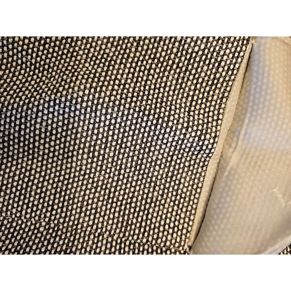 Louis Feraud Textured Coat Woven Design Button-Up Size Large blk Wht - Picture 7 of 10